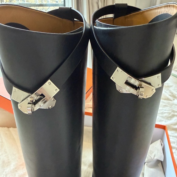 Hermes Black Leather Jumping Boots (Size 42) - Picture 4 of 8
